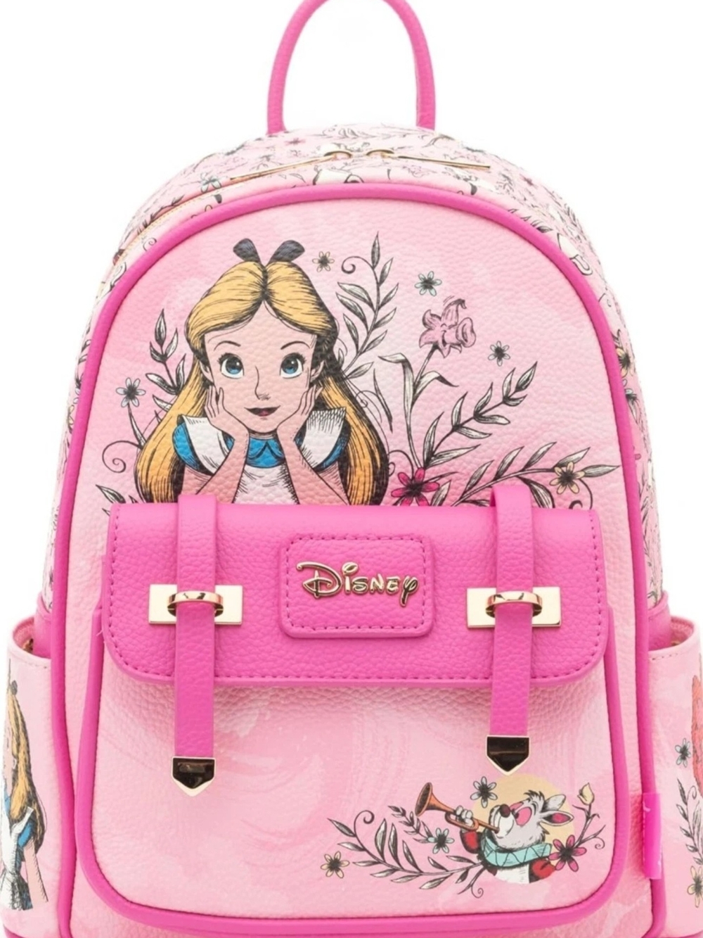Disney Alice in Wonderland Pink Kids Mini Backpack